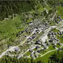 Un pueblo suizo desapareció en segundos por una avalancha, impresionantes imágenes