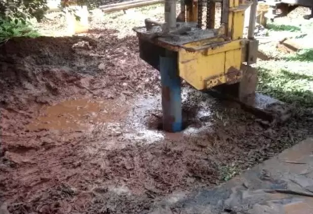 obra de saneamiento en Maipú