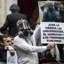 Un diputado santafesino se disfraz� de El Eternauta y respald� la lucha del Garrahan y las universidades