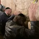 Javier Milei visitó otra vez el Muro de los Lamentos en Israel