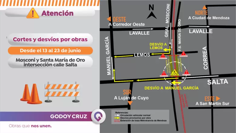 corte de calle