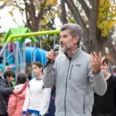 Ulpiano Suarez inauguró la remodelación de la plaza Los Constituyentes, en la Sexta Sección