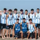 Debut y triunfo Argentino en beach handball, con la presencia del mendocino Lucas Sossich