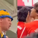 (Video) El picante cruce de un nene del Bayern Múnich con los hinchas de Boca