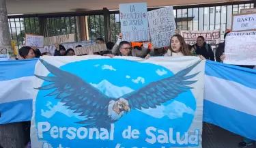 protesta hospital central