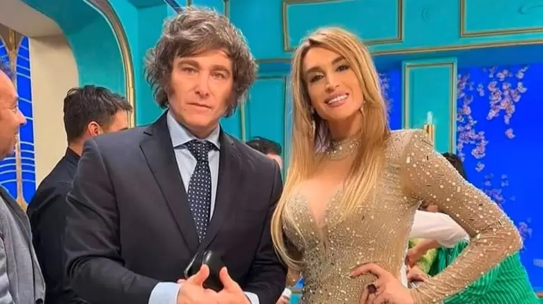 Milei y Fátima Florez