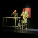 Funci�n despedida de "Augusto. La marca en la frente" en el Teatro Quintanilla