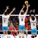 La Selecci�n Argentina de v�ley, con Agust�n Loser en cancha, venci� a Serbia por la VNL