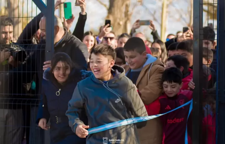 Inauguración parque san Carlos