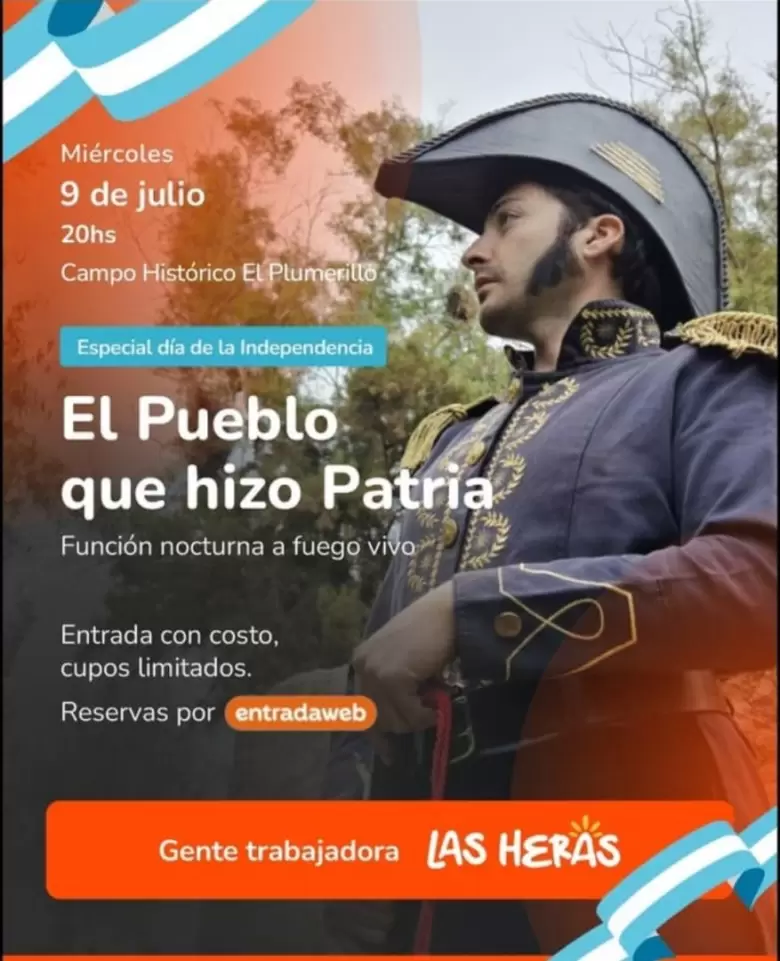Función "el pueblo que hizo patria"