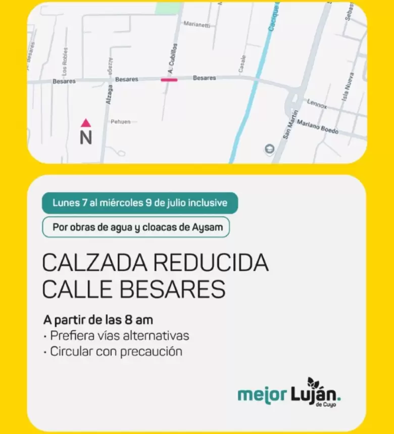 Obras en Lujan de cuyo