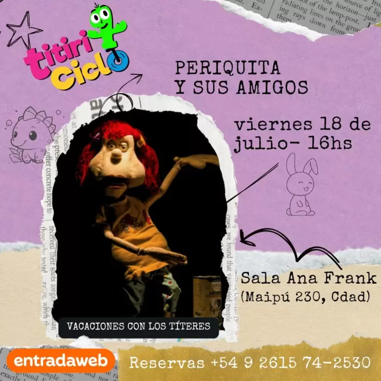 flyer periquita y sus amigos