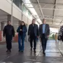 Cornejo recorri� las obras que se realizan en una emblem�tica escuela de Capital