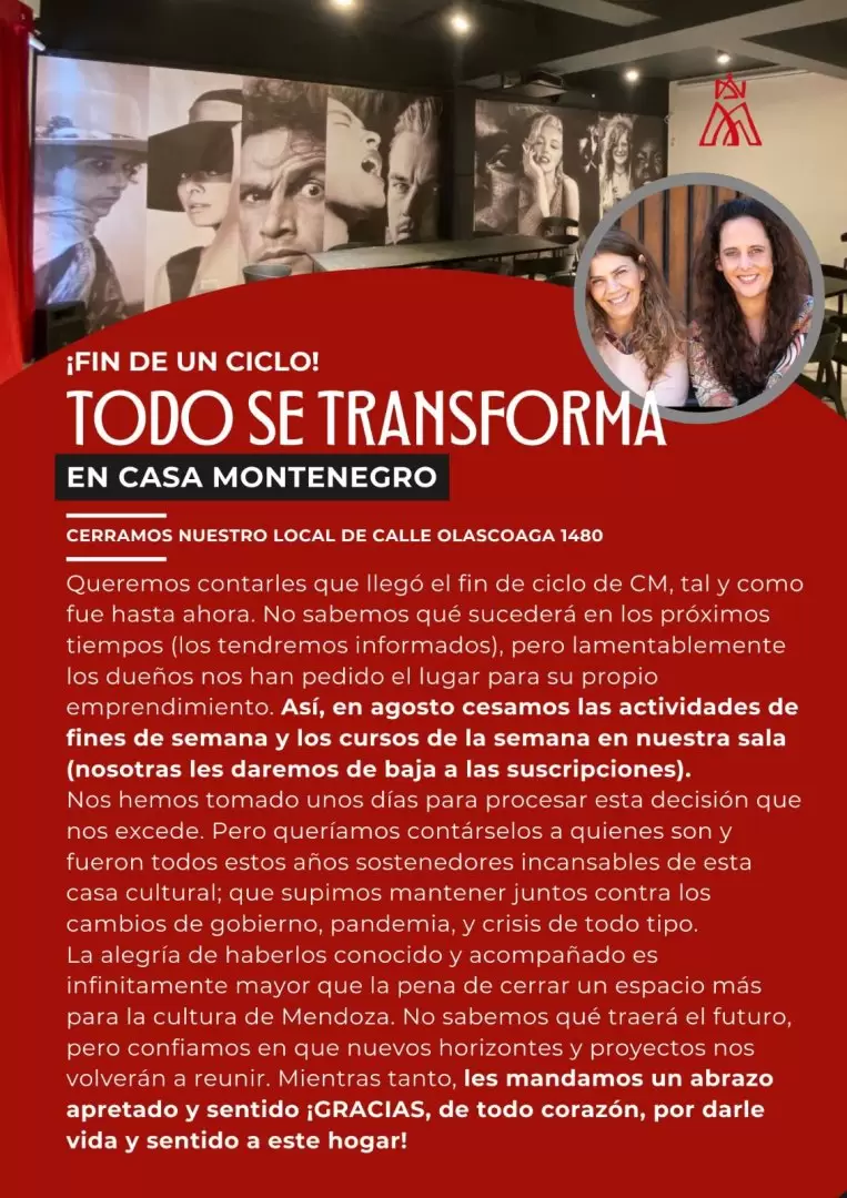 comunicado casa montenegro