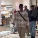 (Video) Lautaro Mart�nez y Agustina Gandolfo, de paseo por un centro comercial de Godoy Cruz