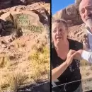Los turistas que vandalizaron Potrerillos cumplieron la sanción y pagaron la multa
