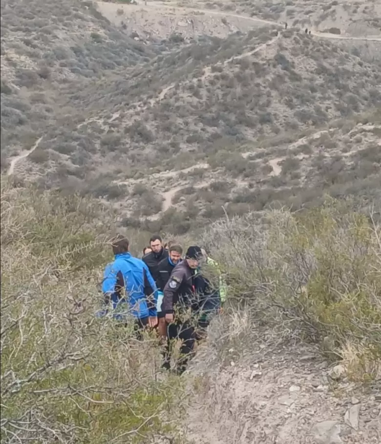 Deportista accidentada