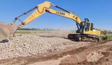 obra torrentes en Godoy Cruz