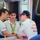 (Video) GP de Bélgica: el inesperado encuentro entre Lionel Scaloni y Max Verstappen