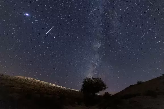 Doble lluvia de estrellas