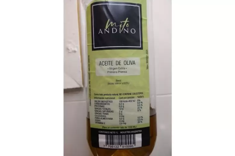 Aceite prohibido