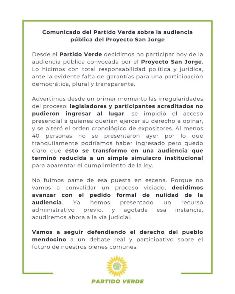 comunicado PV