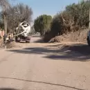 Iniciaron la pavimentación de la calle Terrada, entre la ruta 60 y la calle Zapiola