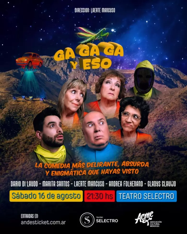 flyer ga, ga, ga y eso