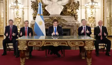 Anuncios en Cadena Nacional de Milei