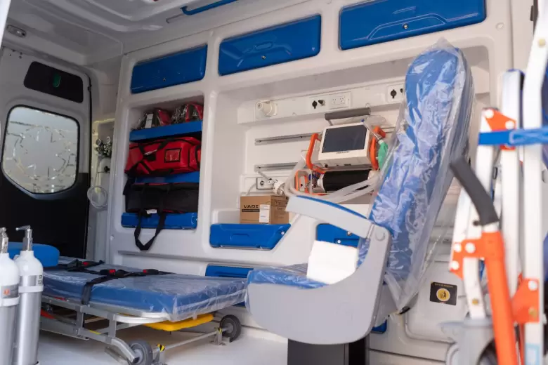 presentación de ambulancias