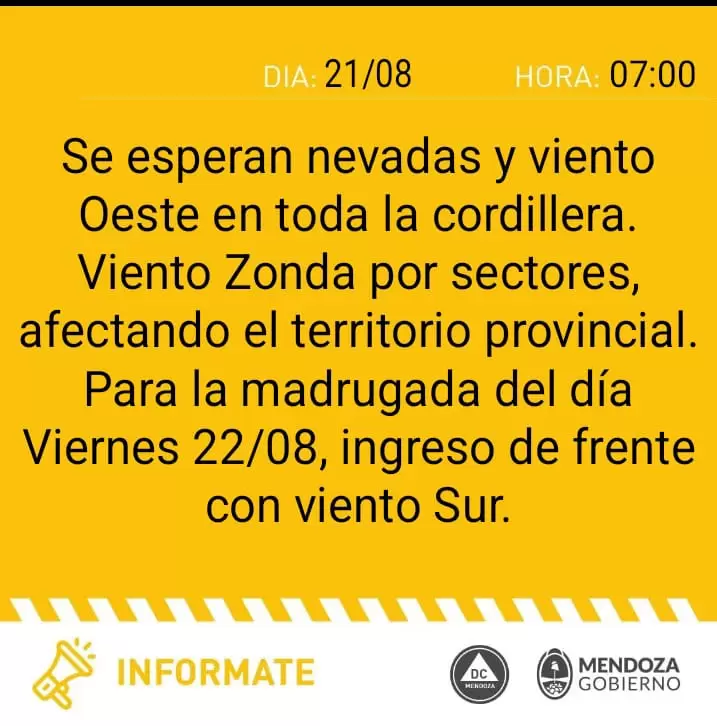 viento zonda- 21 de agosto