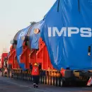 El reactor llegó a la refinería de YPF, luego de un megaoperativo histórico en Mendoza
