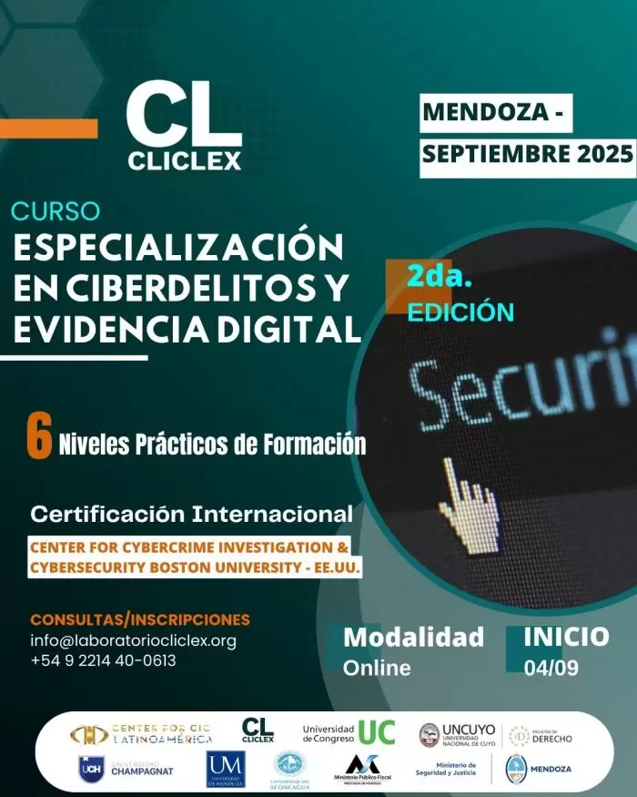 curso internacional en ciberdelitos