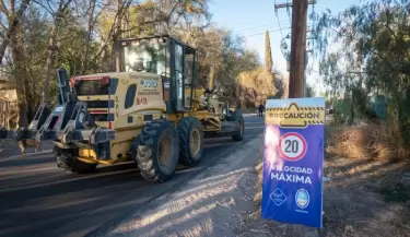 pavimentaci�n salida ruta 7