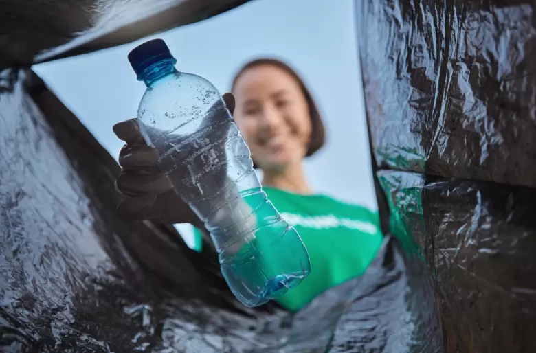 plástico reciclado