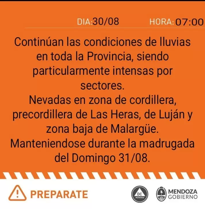 alerta 30 de agosto