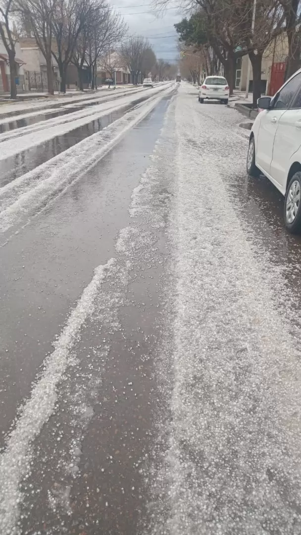 Granizo en Tupungato