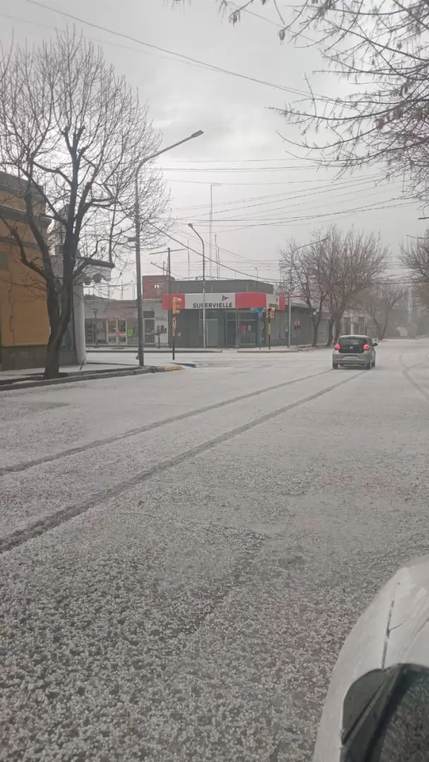 Granizo en Tupungato