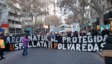 marcha por el agua