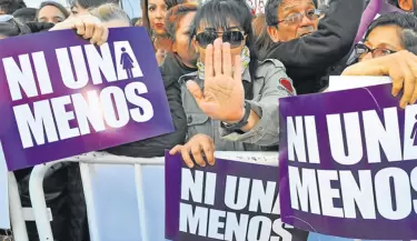 ni una menos