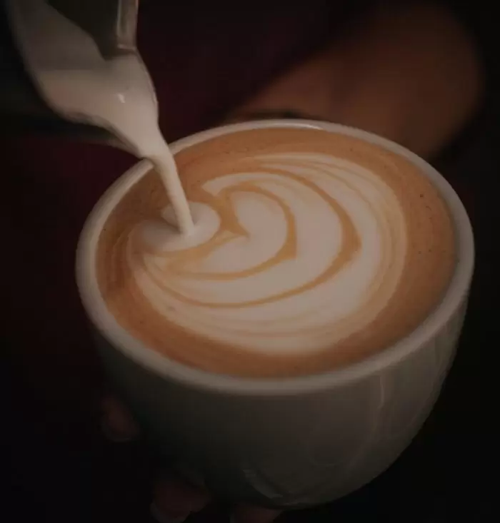 dulce cafe en el lago