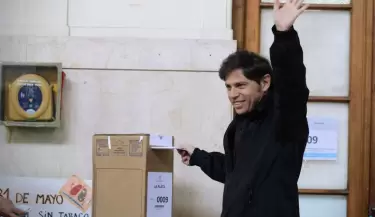 Dirigentes mendocinos felicitaron a Kicillof por su triunfo en Buenos Aires