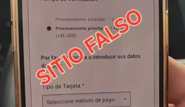 Link falso