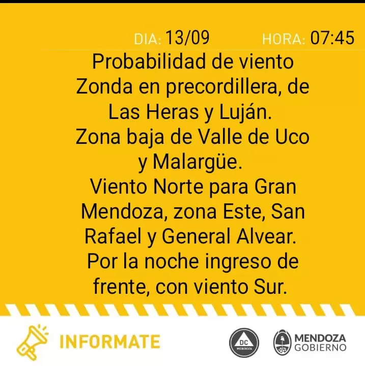 pron�stico 13 de septiembre