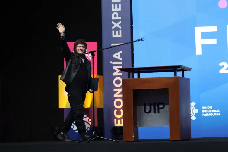 javier milei conferencia paraguay