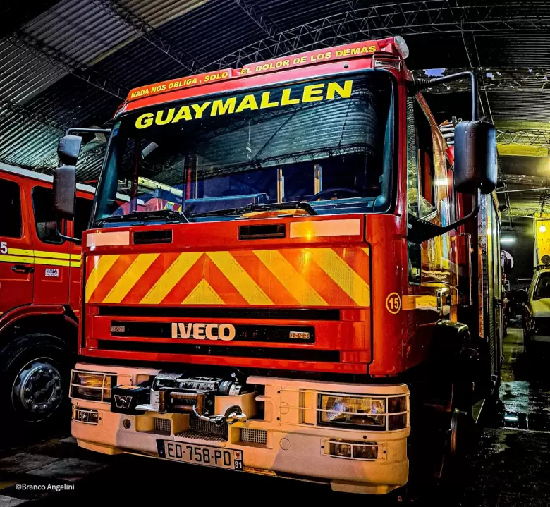 bomberos voluntarios guaymallén