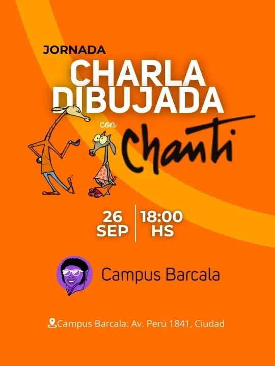 charla dibujada