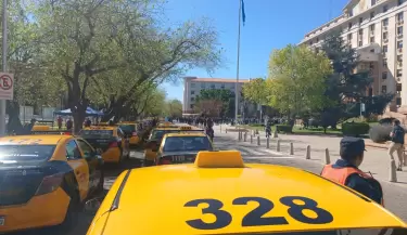 protesta de taxistas