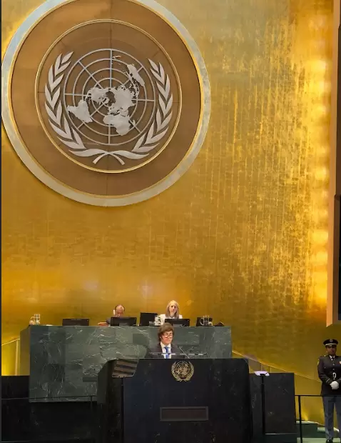 Milei en la ONU