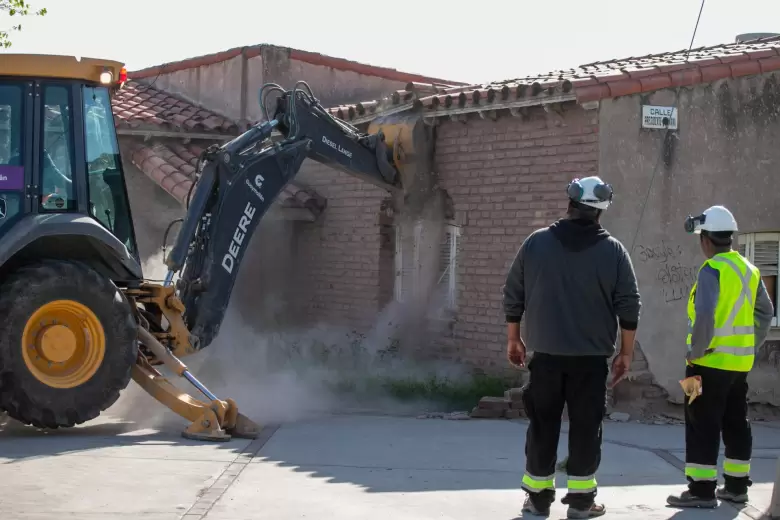 búnker demolido en Guaymallén